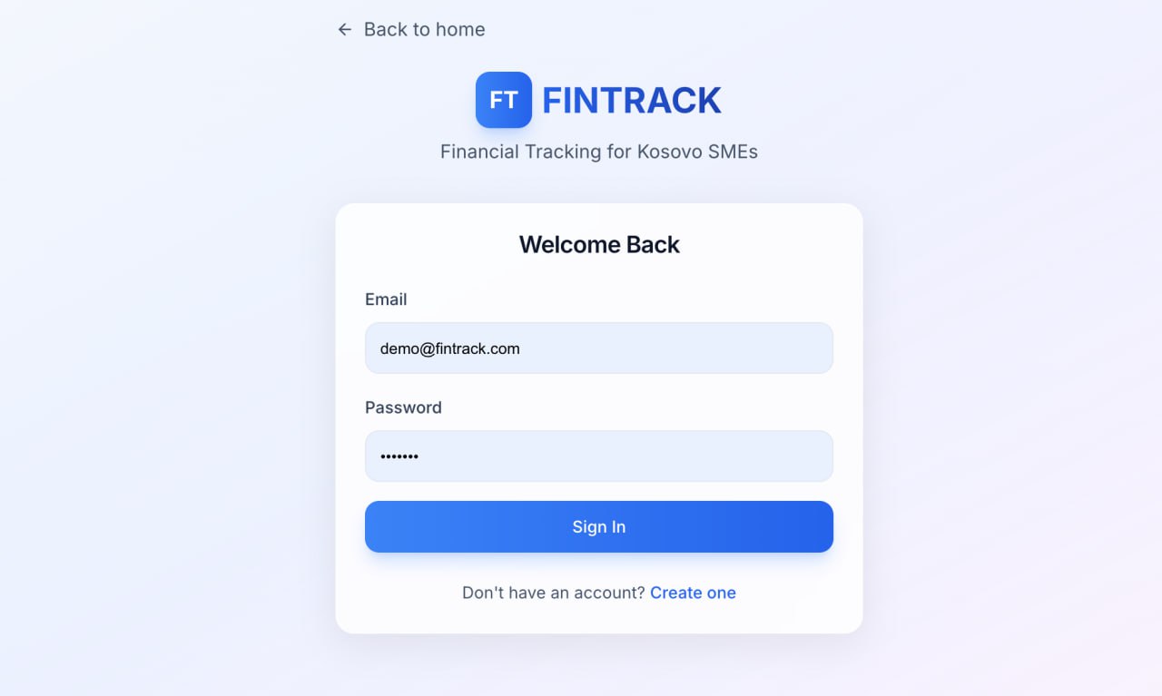 Login Page Screenshot